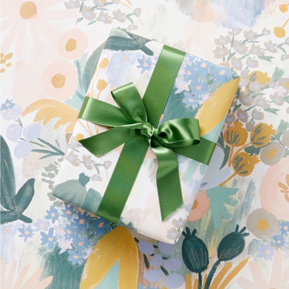 NEW 3 Rolls Rifle Paper Co. Anthropologie Luisa Wrapping Paper 3 Sheets